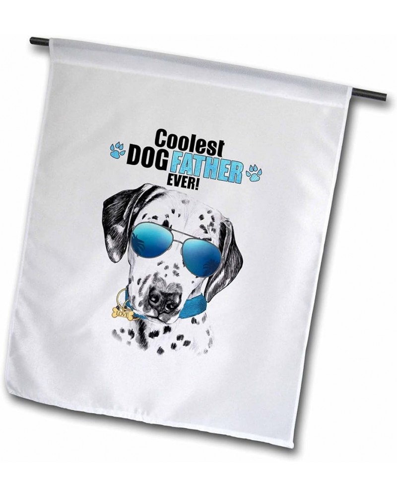 Add Cool Sunglasses to a Sweet Dalmatian Dog for Dog Lover Dads - Flags (fl-381585-1) 18 x 27 inch Garden Flag $9.64 Designer