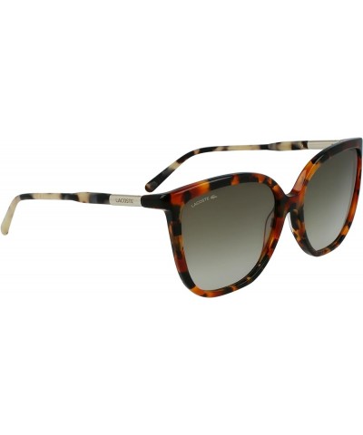 Women's L963s Butterfly Sunglasses Light Havana $29.72 Butterfly