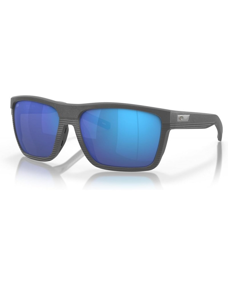 Men's Pargo Aviator Sunglasses Net Dark Grey/Grey Blue Mirrored Polarized-580g $81.05 Sport