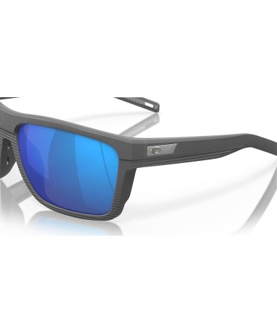 Men's Pargo Aviator Sunglasses Net Dark Grey/Grey Blue Mirrored Polarized-580g $81.05 Sport