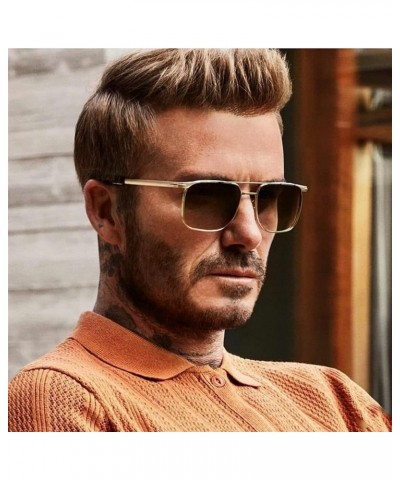 Fashion Square Frame Outdoor Sunglasses for Men and Women (Color : B, Size : 1) 1 F $16.38 Designer