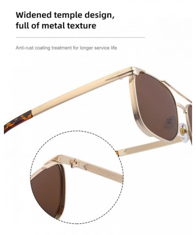 Fashion Square Frame Outdoor Sunglasses for Men and Women (Color : B, Size : 1) 1 F $16.38 Designer