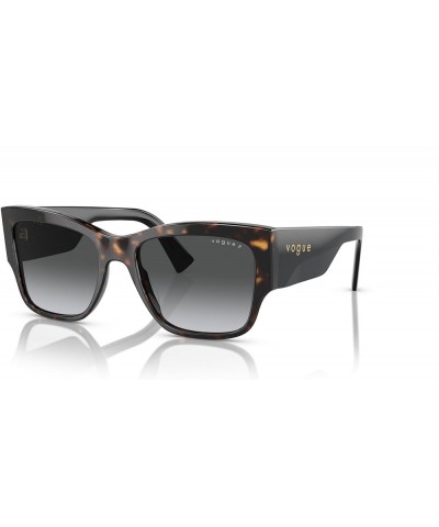 Women's Vo5462s Square Sunglasses Dark Havana/Grey Gradient Dark Grey Polarized $33.61 Square