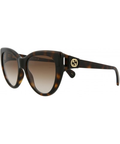 Gradient Brown Butterfly Ladies Sunglasses GG0877S 002 56 $89.87 Oversized