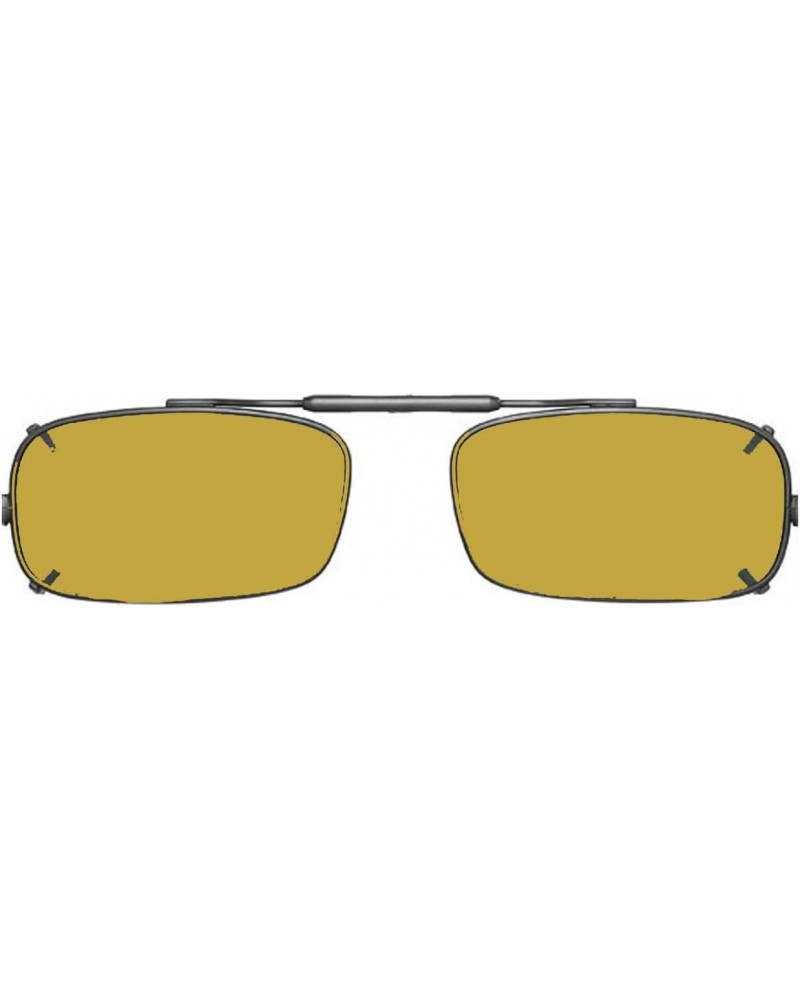 Visionaries Polarized Clip on Sunglasses - True Rec - Black Frame - 52 x 29 Eye $19.35 Designer