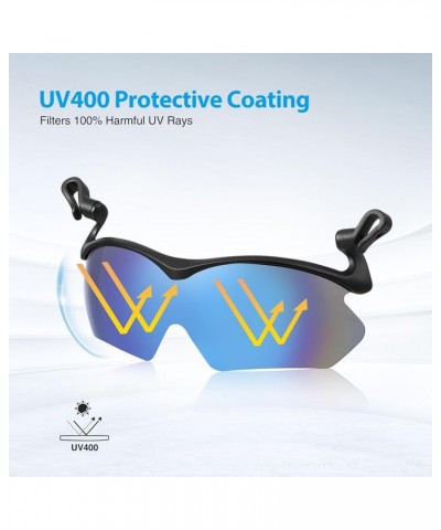 Outdoor Polarized Sunglasses, Fishing Cycling Traveling Flip Cover UV Protection Sunglasses Blue $10.25 Designer