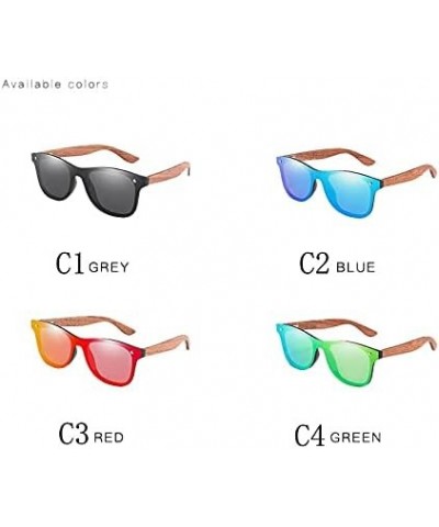 Polarized Sunglasses Wood Sunglasses Men Women Bamboo Sun Glasses for Men Women Eyewear 1-kp1586-c3 $12.47 Rectangular