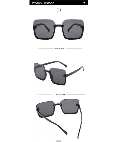 Women's Street Shooting Sunglasses Outdoor Holiday Street Decorative Glasses Gift (Color : F, Size : Medium) Medium B $22.19 ...