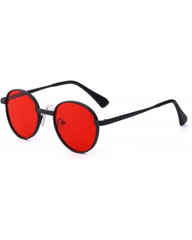 Small Frame Retro Round Frame Sunglasses Outdoor Holiday Sunshade Decorative Glasses (Color : E, Size : Medium) Medium G $16....