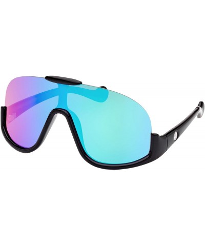 VISSEUR ML0230 Shiny Black/Blue 0/0/125 unisex Sunglasses $46.06 Designer