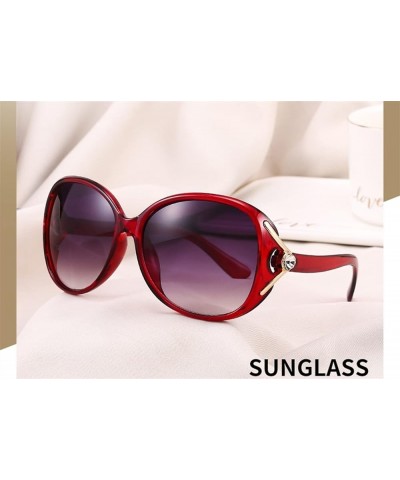 Men's and Women's Large Frame Fashion Sunglasses Outdoor Vacation Beach Sunglasses (Color : A, Size : Medium) Medium E $19.33...