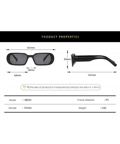 Fashion Small Frame Men and Women Outdoor Vacation Decorate Sunglasses (Color : 8, Size : 1) 1 8 $15.68 Designer