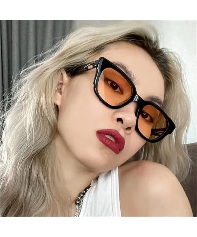 Fashion Street Shooting Decorative Sunglasses Men and Women Outdoor Vacation (Color : E, Size : 1) 1 H $16.15 Designer