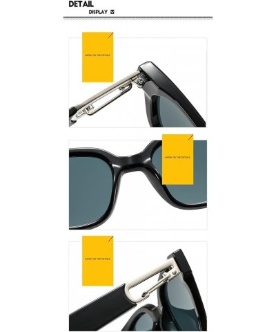 Fashion Street Shooting Decorative Sunglasses Men and Women Outdoor Vacation (Color : E, Size : 1) 1 H $16.15 Designer