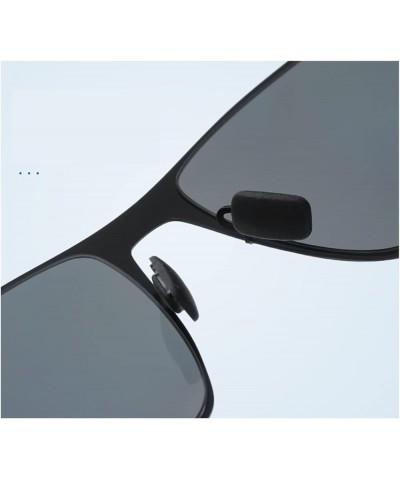 Polarized Men's Square Fashion Outdoor Driving Driver Decoration Sunglasses (Color : A, Size : 1) 1A $22.72 Designer