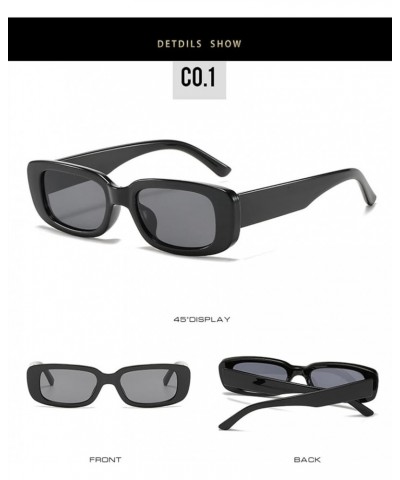 Retro Oval Frame Sunglasses Fashion Small Frame Men and Women Sunglasses (Color : 16, Size : 1) 1 9 $11.09 Oval