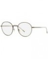 0OV1306ST Altair 5284SB Antique Gold/Blue Block Round Sunglasses $110.96 Panto