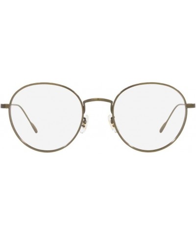 0OV1306ST Altair 5284SB Antique Gold/Blue Block Round Sunglasses $110.96 Panto