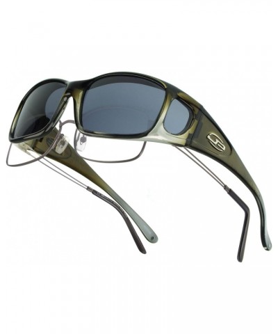 Razor JP Fitovers - Olive Charcoal - Grey Lens (RZ003) $32.37 Aviator