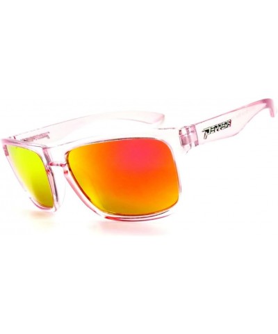 Sunset Blvd Crystal Pink / Brown Polarized W. Pink Mirror Sunglasses $25.85 Designer