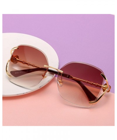 Diamond Studded Lady Street Photography Sunglasses Outdoor Vacation Beach Decoration (Color : A, Size : Medium) Medium B $21....