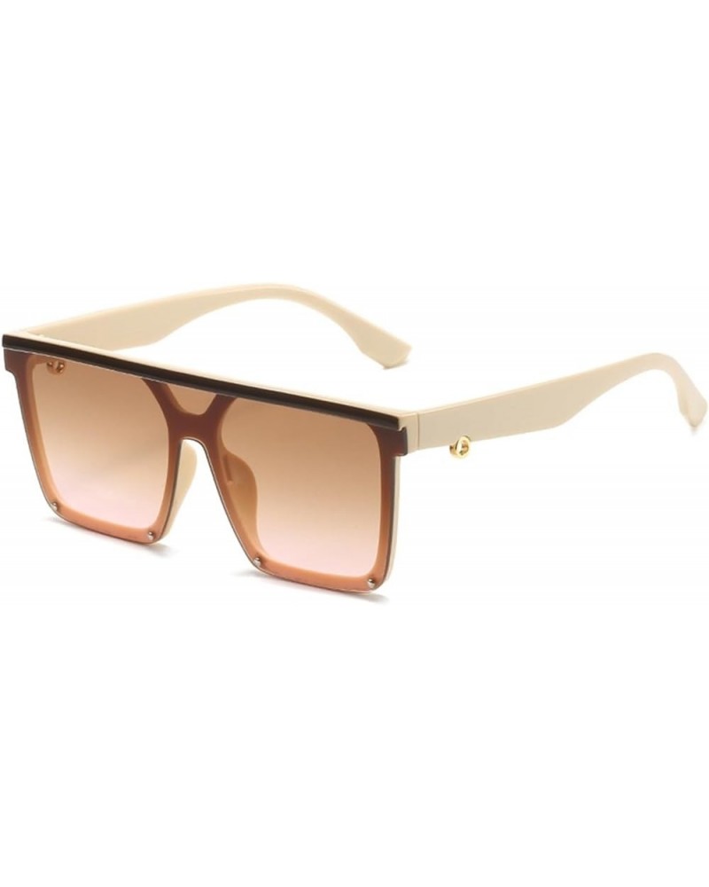 Square Large Frame Trendy Men's And Women's Sunglasses UV400 F $20.15 Designer