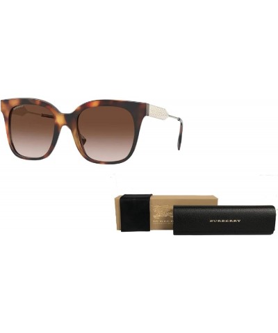 BE4328 Evelyn Square Sunglasses for Women + BUNDLE with Designer iWear Eyewear Care Kit Dark Havana / Brown Gradient $65.71 W...