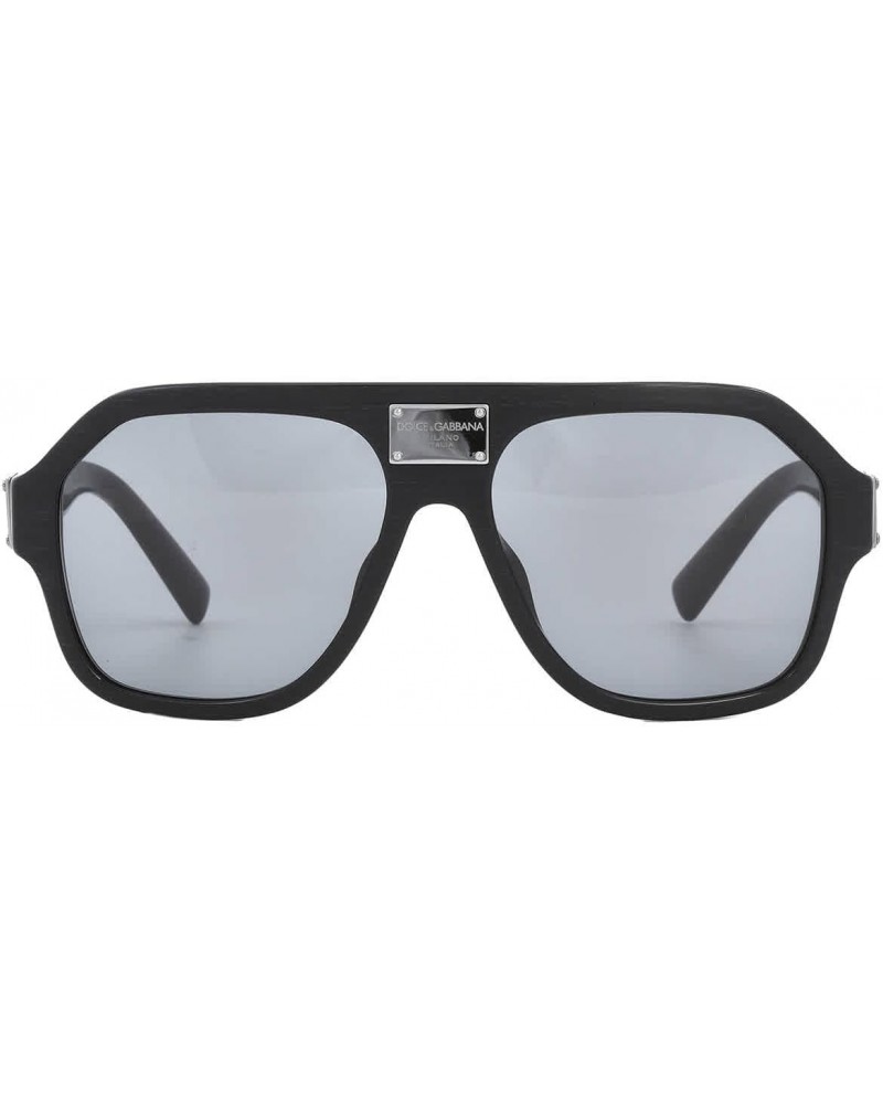 Sunglasses DG 4433 F 282087 Brushed Black Dark Grey $76.64 Designer