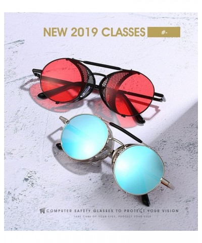 Punk Retro Men and Women Fashion UV400 Sunglasses (Color : 7, Size : 1) 1 4 $15.82 Designer