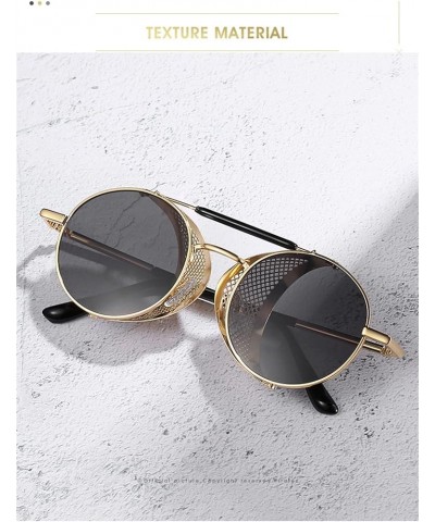 Punk Retro Men and Women Fashion UV400 Sunglasses (Color : 7, Size : 1) 1 4 $15.82 Designer