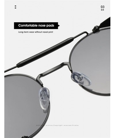 Punk Retro Men and Women Fashion UV400 Sunglasses (Color : 7, Size : 1) 1 4 $15.82 Designer