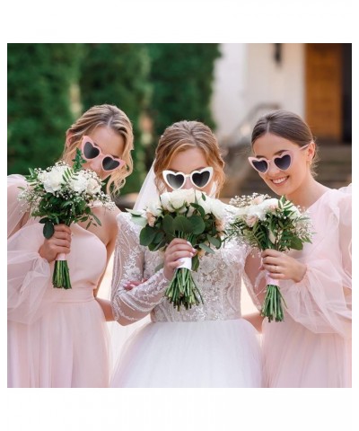 12 Pairs Bachelorette Party Sunglasses Heart Shaped Sunglasses Party Decorations Bridesmaid Proposal Gifts Women girl Pink $1...