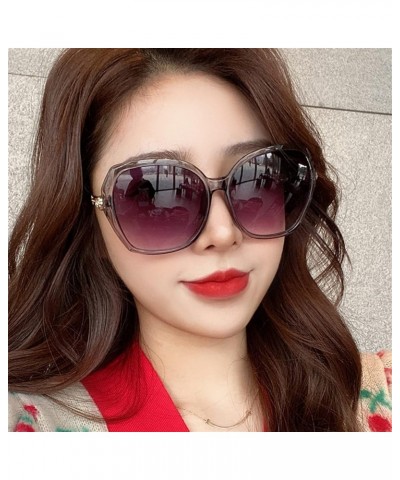 Large Square Frame Woman Driving Sunglasses Commuter Trend UV400 Sunglasses Gift F $14.52 Square