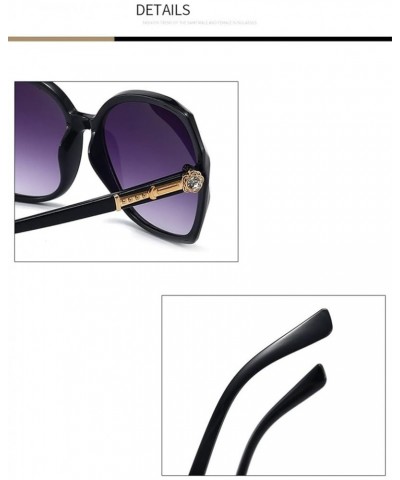 Large Square Frame Woman Driving Sunglasses Commuter Trend UV400 Sunglasses Gift F $14.52 Square