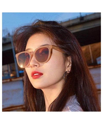 Cat Eye Street Photo Female Outdoor Sunglasses Sunglasses Womens (Color : Grey, Size : Medium) Medium Gray $15.60 Designer