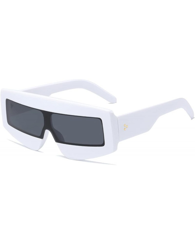 Large Frame Riding Party Street Shooting Decorative Sunglasses for Men and Women (Color : E, Size : Medium) Medium A $14.19 D...