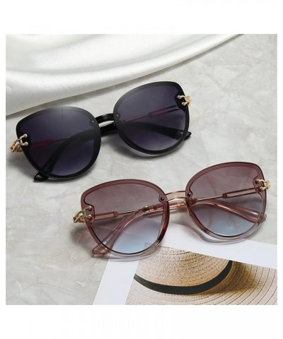 Woman Large Frame Cat Eye Outdoor Sunglasses (Color : A, Size : 1) 1A $14.97 Designer