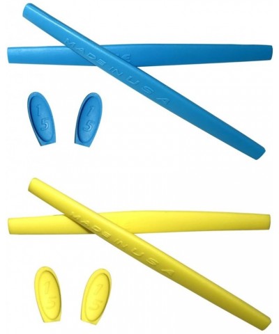 Replacement Silicone Leg Set For Oakley Romeo 1 Ear socks Rubber Kit Blue/Yellow Blue/Yellow $12.00 Butterfly