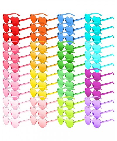 48 Pcs Heart Sunglasses for Party, Queen Heart Shaped Sunglasses for Women Party Favor Halloween Sunglasses $18.45 Heart