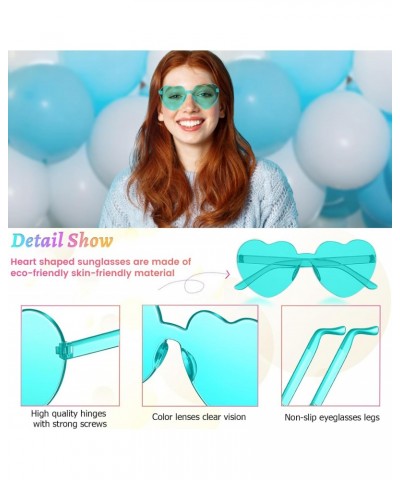 48 Pcs Heart Sunglasses for Party, Queen Heart Shaped Sunglasses for Women Party Favor Halloween Sunglasses $18.45 Heart