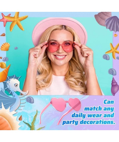 48 Pcs Heart Sunglasses for Party, Queen Heart Shaped Sunglasses for Women Party Favor Halloween Sunglasses $18.45 Heart