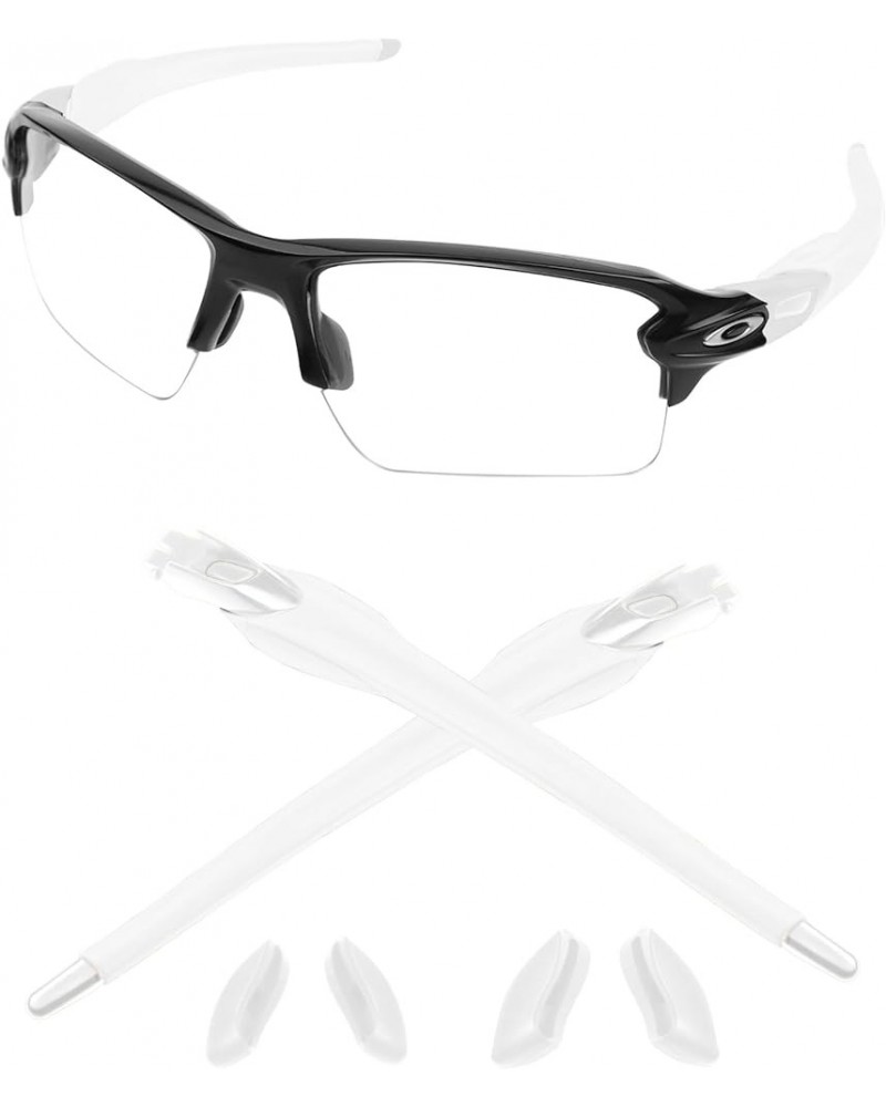 Replacement White Temples Arms For Oakley Flak 2.0 OO9188 Sunglasses - Options White $15.70 Goggle