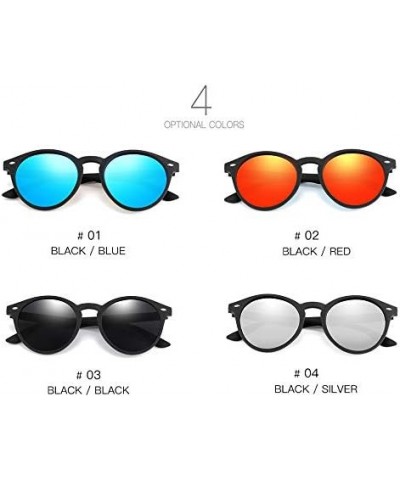 Sunglasses Men Polarized Sunglasses for Womens Trendy Retro Mirror Lens for Driving Fishing UV400 PC Frame W1807 04 $8.84 Rec...