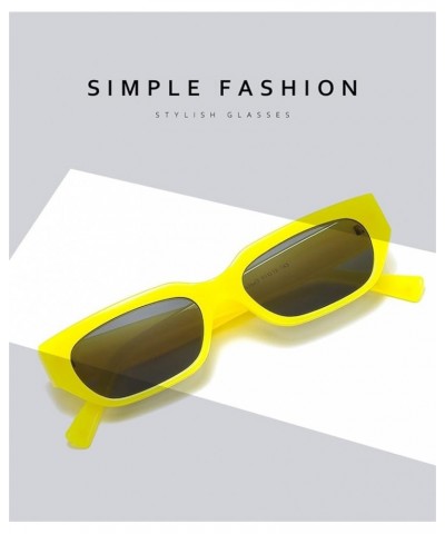 Retro Small Frame Oval Sunglasses For Men And Women Internet Celebrities Trend Sunglasses Gift D $10.98 Designer