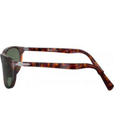 PO3222S Square Sunglasses, Havana/Green, 62 mm $80.12 Square