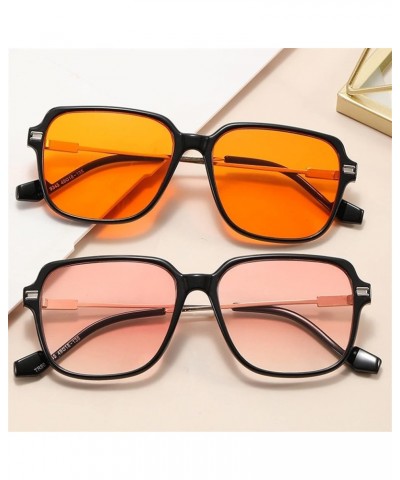 Fashion Large-Frame Square Outdoor Vacation Decorative Sunglasses (Color : A, Size : 1) 1 B $13.34 Designer