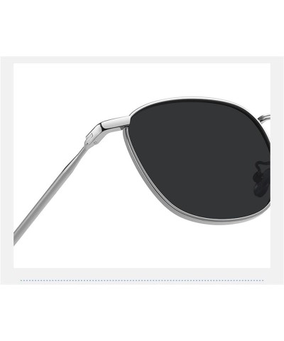 Metal polarised Men's and Women's Square Outdoor Holiday Sunglasses (Color : D, Size : 1) 1 E $20.20 Designer