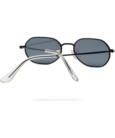 Polygon Frame Men and Women Metal Sunglasses Retro Fashion Decorative Sunglasses (Color : 4, Size : 1) 1 1 $12.01 Sport