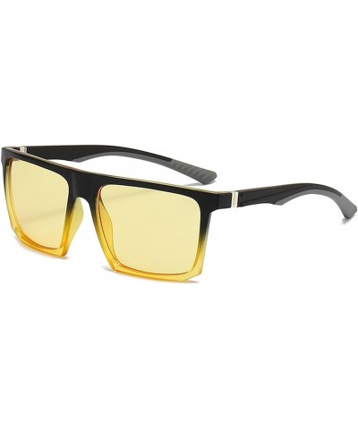 Square Trend Men's Retro Sunglasses Outdoor Vacation Sports Driving Sunglasses C $15.64 Sport