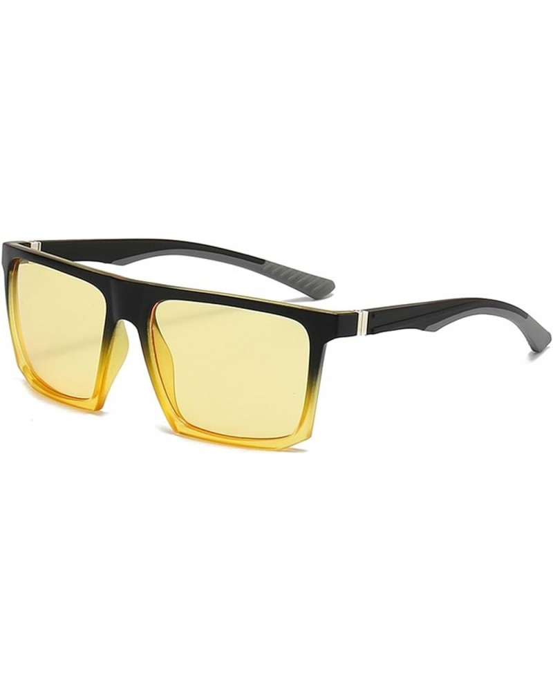 Square Trend Men's Retro Sunglasses Outdoor Vacation Sports Driving Sunglasses C $15.64 Sport